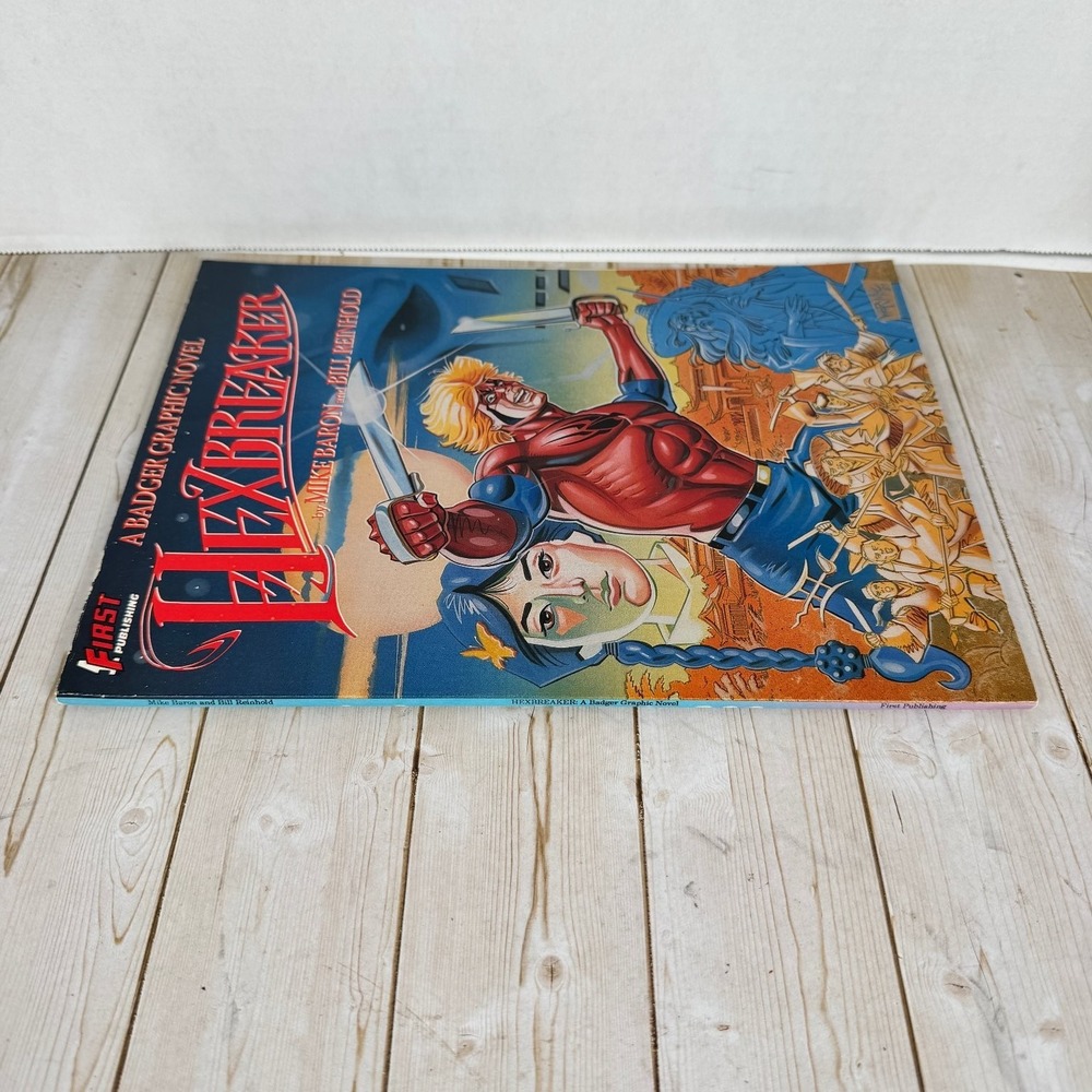 Hexbreaker Mike Baron Bill Reinhold 1988 First Printing Graphic Novel First - Picture 3 of 8